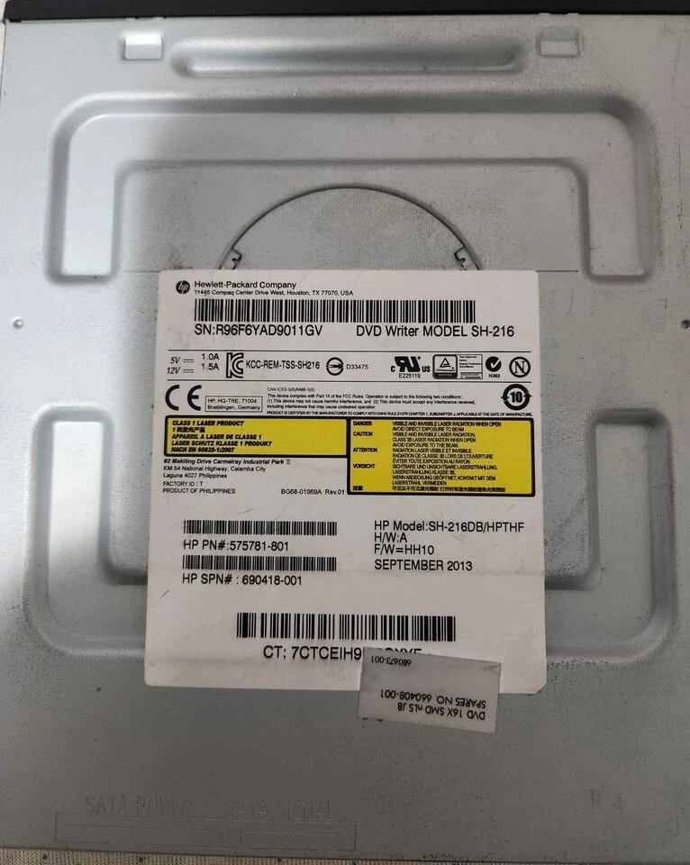 HP Internal DVD-RW CD DVD Burner for PC - Image 2 of 2