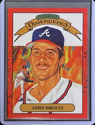 John Smoltz - 1989 Leaf Baseball - Donruss Diamond Kings #8
