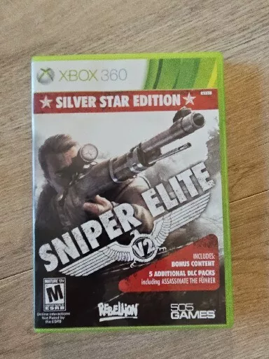 sniper elite v2 edicao silver star-jogo guerra xbox 360 dlc