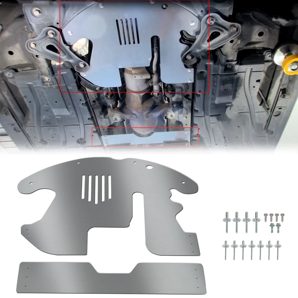 For Toyota Prius 10-2015 Catalytic Converter Protection Security Shield Defense - Image 3 of 4
