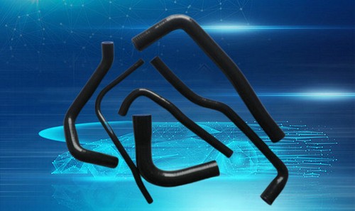 For SAAB 9000 AERO 2.3L B234 / 900/9-3 2.0L B204 Turbo silicone hose BLACK - Foto 6 di 6