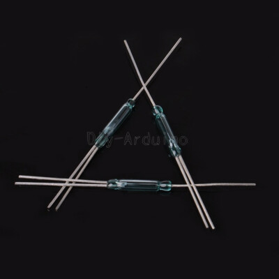 10PCS NEW 2.5 x14mm Glass Reed Relay 4W 3-Pin Magnetic N/O N/C Switch