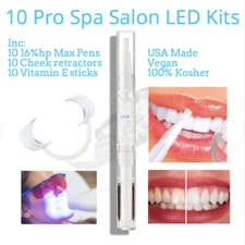10 Professional Whitening Kits for LED Lamp Teeth Tres FRESH USA 16%hp Lets Go