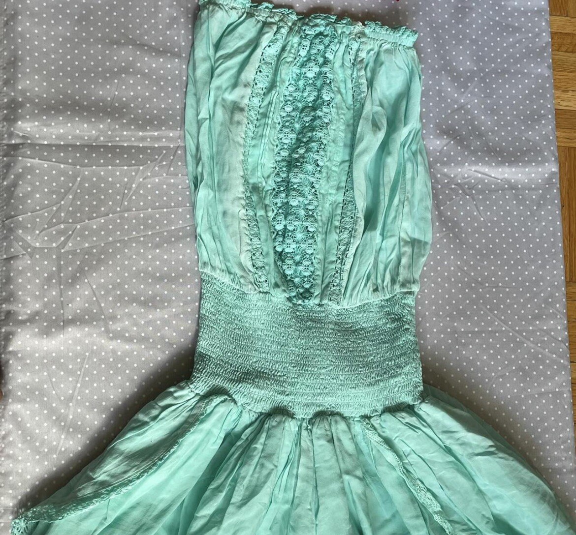 Mint/Teal Green Guess Tube Dress