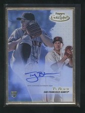 2017 Ty Blach Topps Gold Label Framed Rookie Autograph Card AU Auto SF Giants
