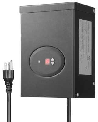 Dewenwils 200 Watt Low Voltage Weatherproof Landscape Transformer