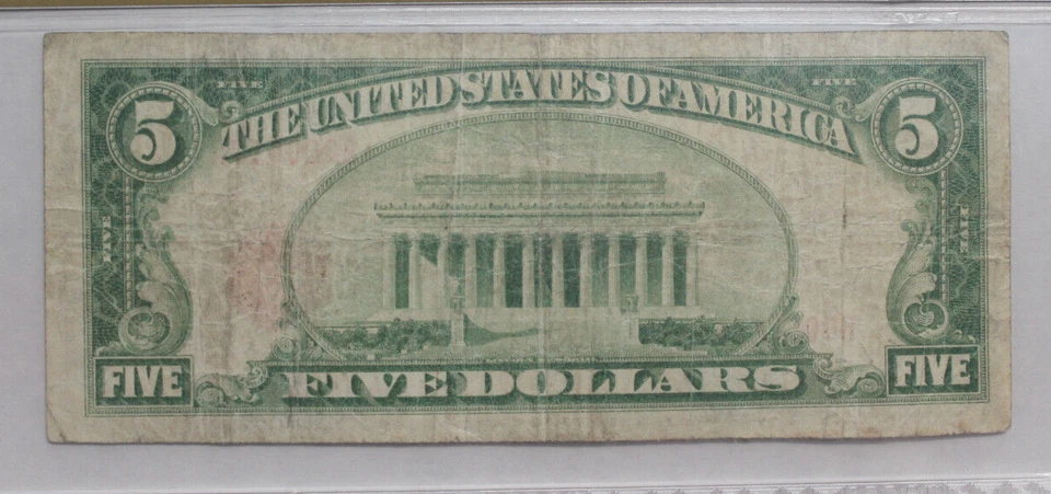 1929 $5 CHESHIRE NB  KEENE, NH LOW SERIAL #17 SCARE LOCATION PCGS 12 FINE - Image 4 of 4