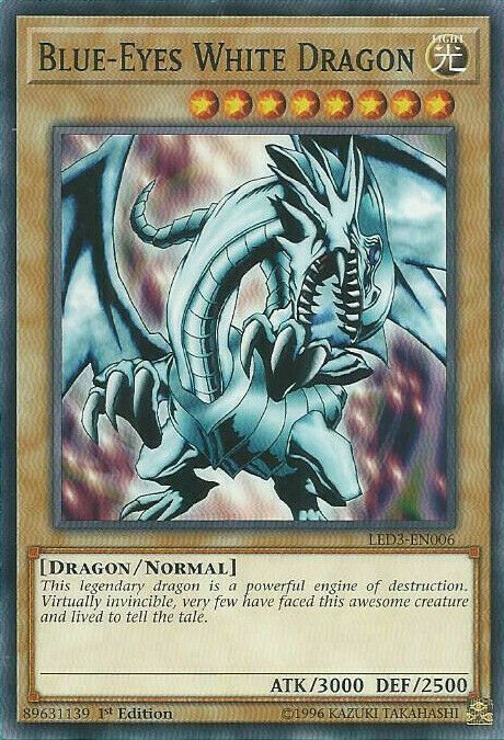 Blue-Eyes White Dragon LOB-001 The Legend of Blue Eyes White