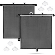 Car Window Shades for Baby-2 Pack Retractable Side Window Car Sun Shade