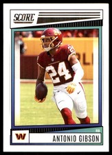 Antonio Gibson 2022 Score #255 Commanders NFL READ FREE SHIPPING AutographDen