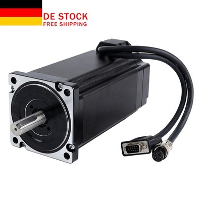 STEPPERONLINE Nema 34 12Nm 6A Closed Loop Motor Schrittmotor L=169mm Φ14mm CNC