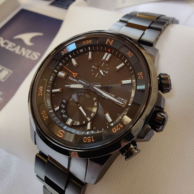 Casio Oceanus Casualo Ocw-P1000B-1Ajf Analog Solar Men Oceanus