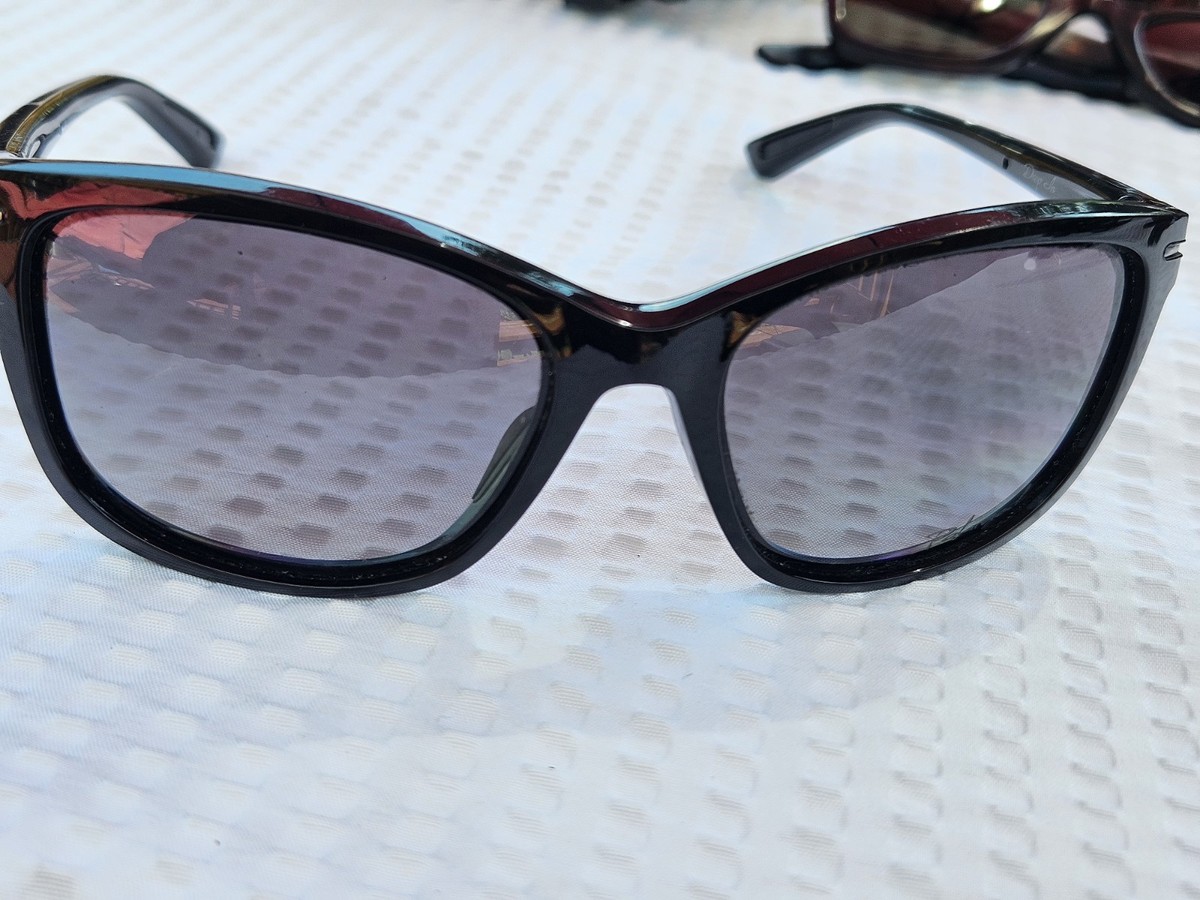 Oakley Drop In Sunglasses Polished Black Polarized Cat Eye OO9232-01 Amazon.com: Oakley Women main image 3