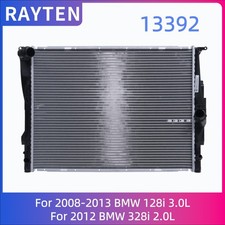 RAYTEN CU13392 Radiator for 07-10 BMW 328i; 08-13 BMW 128i Automatic