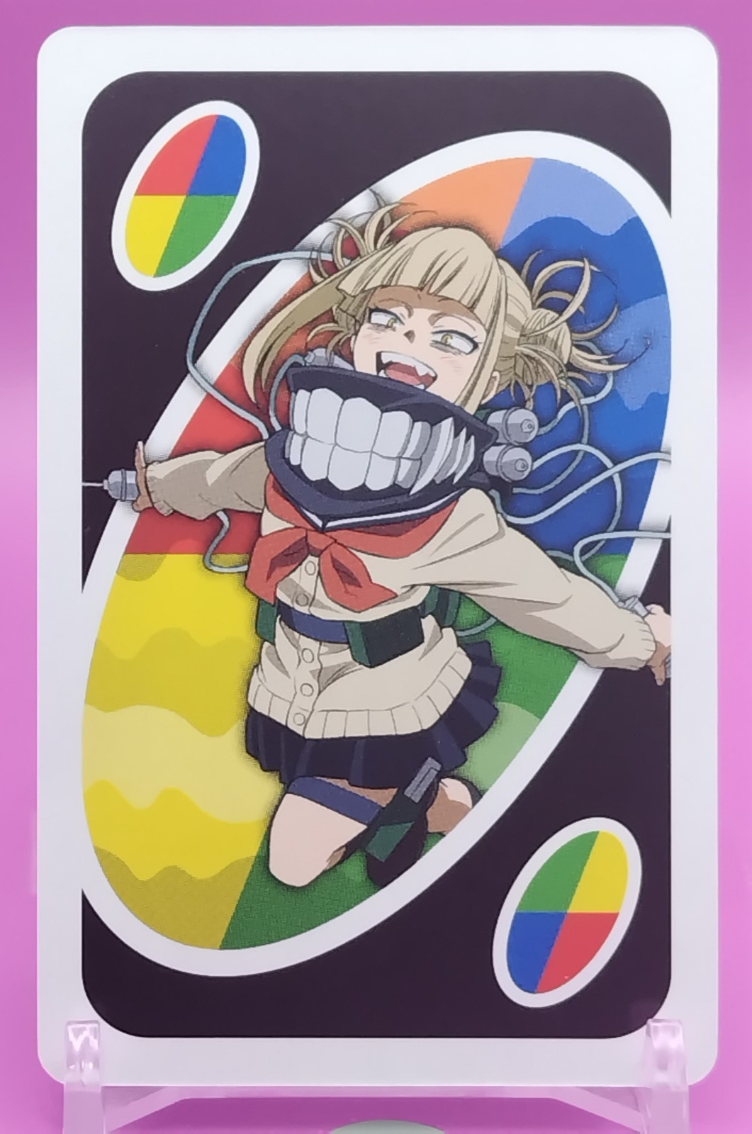Himiko Toga/My Hero Academia Juego de Cartas UNO Japonés Toei Anime Raro BK a