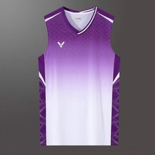 Summer Men's Table Tennis Badminton T-shirt Sports Short Sleeve Tee Top 122202