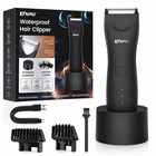 Cordless Hair Clipper for Men LED Waterproof Beard Trimmer Barber Kit
