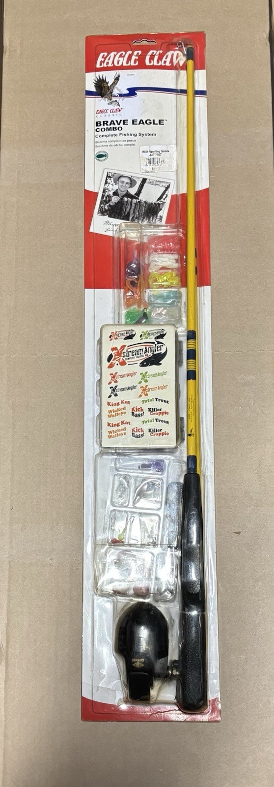 EAGLE CLAW CLASSIC BRAVE EAGLE COMBO COMPLETE FISHING SYSTEM