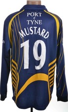 CRICKET DURHAM DYNAMOS SHIRT COTTON TRADERS SIZE L ADULT MUSTARD 19