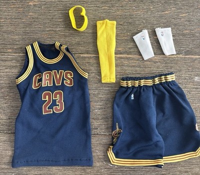 ENTERBAY & 1 Other Brand LeBron James Cavaliers 1/6 Scale Uniform Sets x 2 