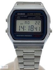 Orologio al quarzo digitale uomo CASIO A158WA-1JH acciaio inox