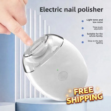 Electric Nail Grinder Automatic LED Light Trimmer Toe Cutter Usb Rechargeable
