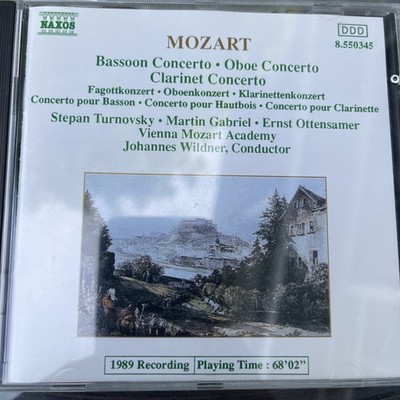 MARTIN GABRIEL / ERNST OTTENSAMER / STEPAN TURNOVSKY MOZART: CONCERTOS FOR BASSO