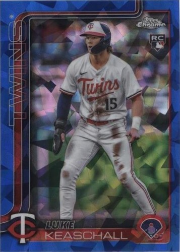 2025 Topps Chrome Update Luke Keaschall Auto #/10 Black Refractor 