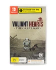 Valiant Hearts The Great War Code Only No Cart Nintendo Switch Brand New Sealed