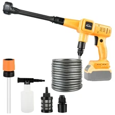 Cordless Pressure Washer fit Dewalt Battery for Car Floor Fence Wall Cleaning