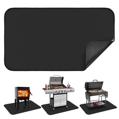 Hearth Rugs for Fireplaces, Fireproof Fireplace Mat, Gas Grill Splatter Mat f...
