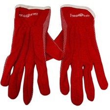 FONS & PORTER Machine Quilting Grip Gloves Red