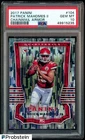 2017 Panini Chainmail Armor #104 Patrick Mahomes II RC Rookie PSA 10 GEM MINT