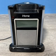 iHome iH4B Digital iPod Alarm Clock, Light w/AC Adapter TESTED/WORKS