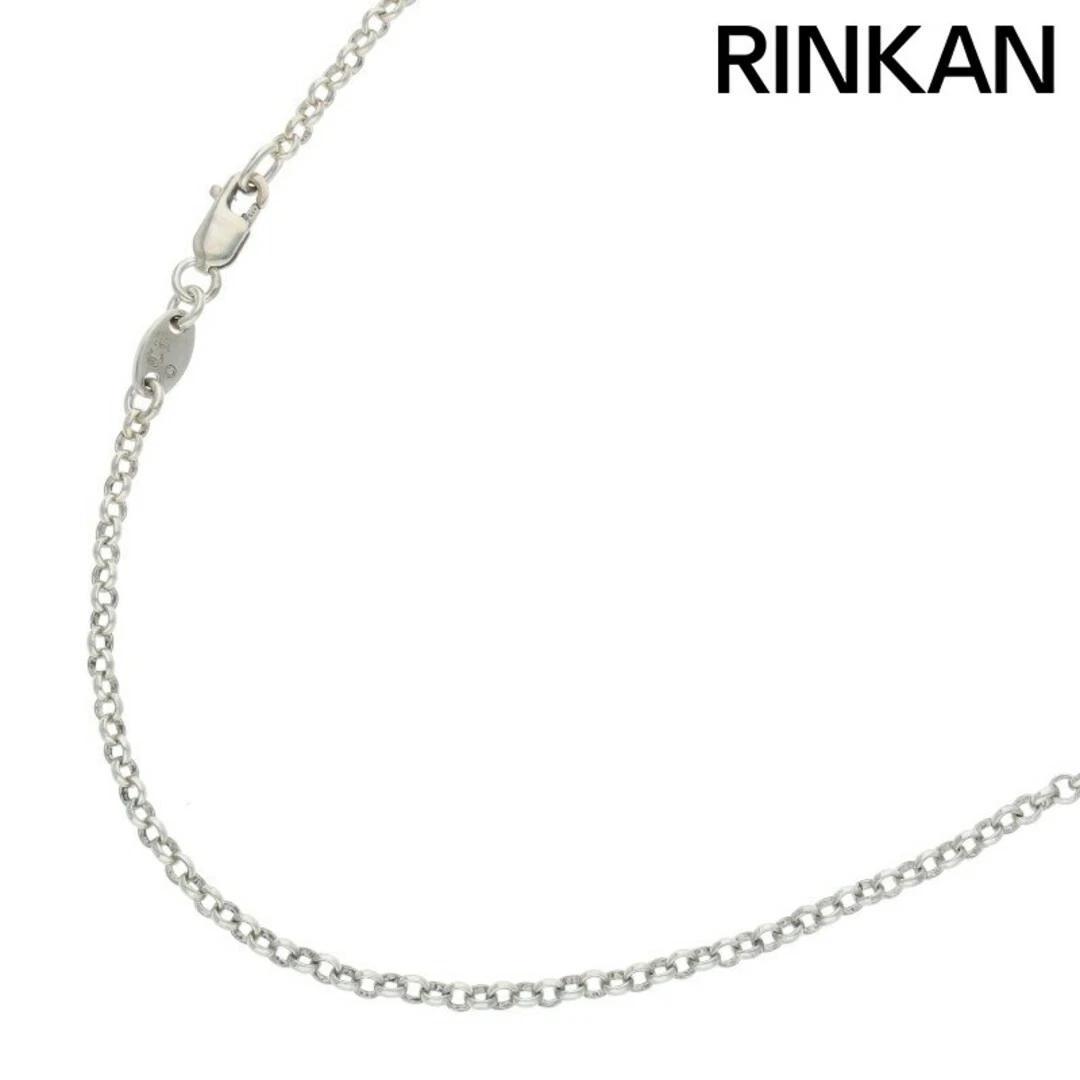 CHROME HEARTS COLLANA cuori cromati R20 catena rotolo 20 pollici argento collana uomo usata 0579f