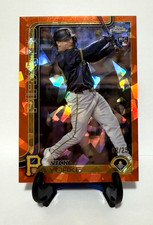 2025 Topps Chrome Sapphire Nick Yorke Rookie Refractor ORANGE /25-Pirates!