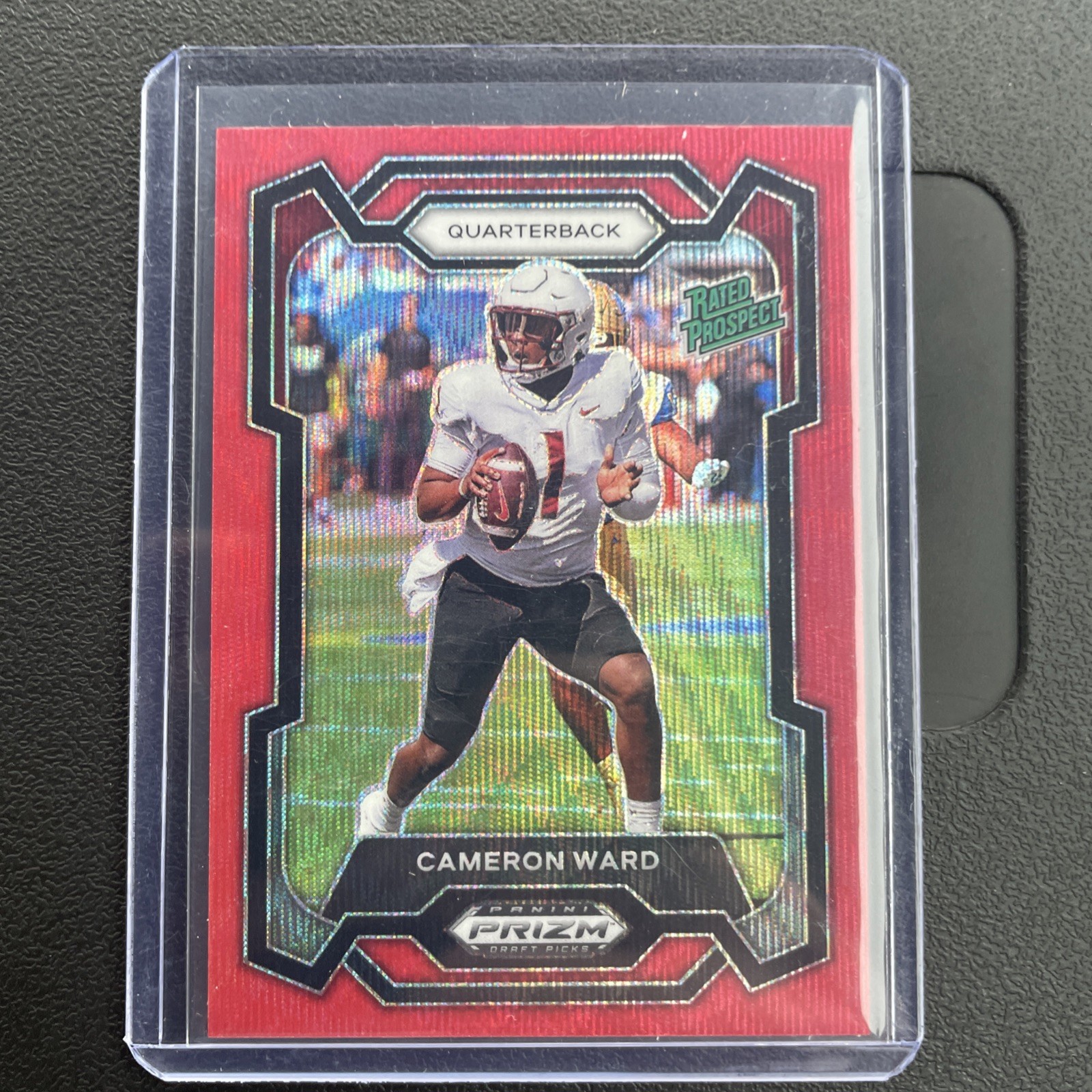 2024 Panini Prizm Draft Picks - Rated Prospect Cameron Ward #199 Ruby Wave Prizm