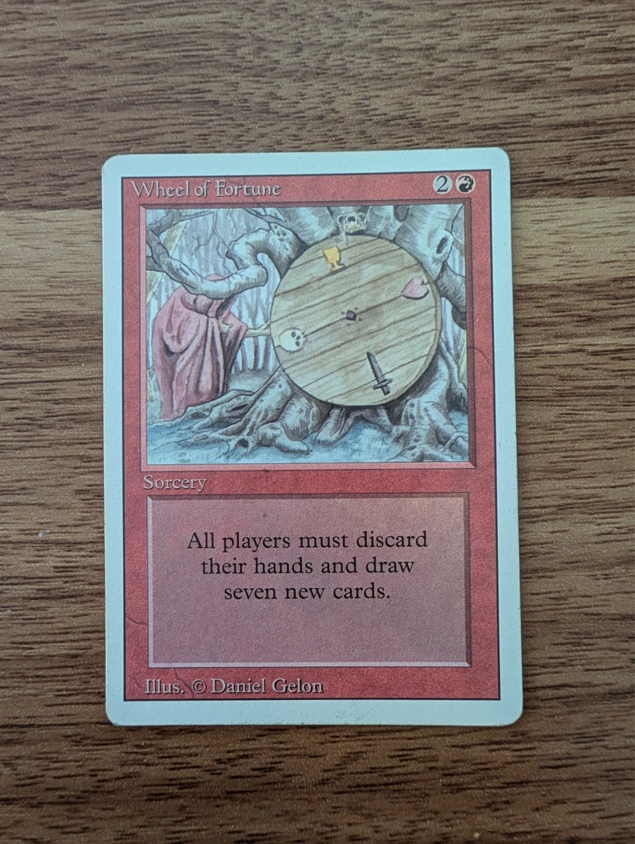 Wheel Of Fortune In Individual Magic: The Gathering Cards for sale