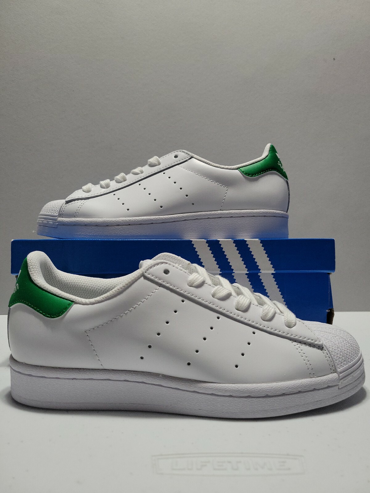 New Adidas Originals White \u0026 Green Stan 