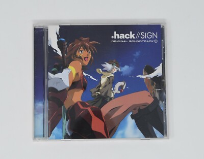 Hack SIGN Anime OST #1 Original Soundtrack Cracked Case US Release 