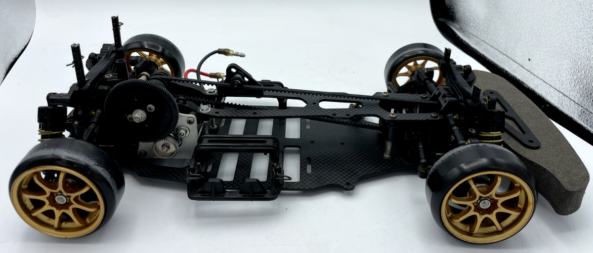 For parts TAMIYA TA-04 TA04 carbon chassis with motor | eBay