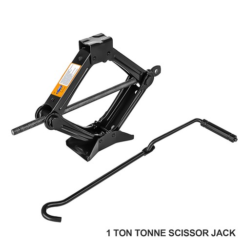 1 Ton Jack Kit Scissor Jack + Extendable Wheel Wrench + 2X Brake Caliper Holder - Picture 3 of 13