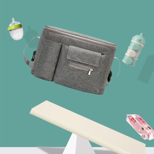 Storage Bag Hanging Carriage Bag Baby Stroller Accessories Baby Pram Organizer - Picture 1 of 12