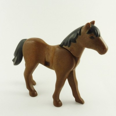 Cheval Playmobil Marron Foncé – Pièce Occasion Pour Compléter Vos Sets 3124x, 3240x, 3406, Etc. – Figurine Collector !