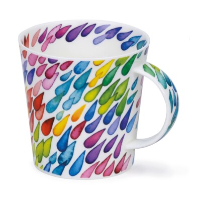 DUNOON Becher Cairngorm Monsoon Diagonal 0,48 l Fine Bone China Porzellan 480ml 