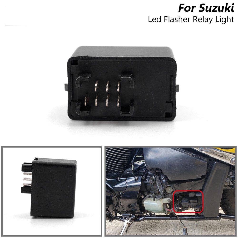 7 Pin LED Flasher Relay Turn Signal Light Flash FE249JR For Suzuki