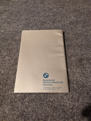 Vintage Bmw Service Booklet - Picture 5 of 5