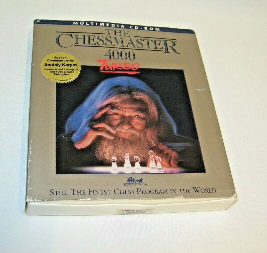その他 Chess masters [CD] The CHESSMASTER 4000 TURBO Vintage Big Box PC Computer Game