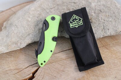 PUMA XP Trifecta 3 Klingen Einhand- Schliessmesser Grün 7320108
