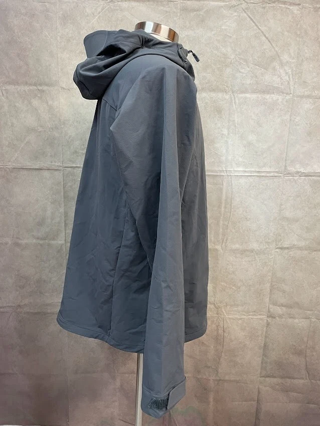 Chaqueta con Capucha Kirkland Signature Para Hombre Gris Cremallera Completa Talla L Foto 4 de 4